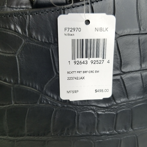 COACH BUSINESS ATTACHE LAPTOP BRIEFCASE BAG CROC - Picture 6 of 11